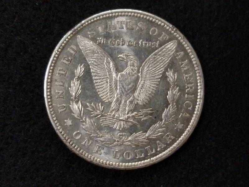 lot 17 image: 1921 D Morgan Silver Dollar...