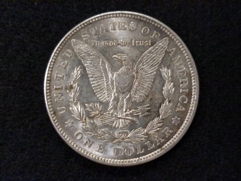 lot 18 image: 1921 D Morgan Silver Dollar...
