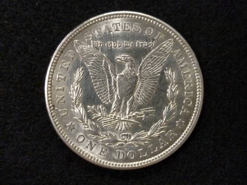 lot 19 image: 1921 D Morgan Silver Dollar...