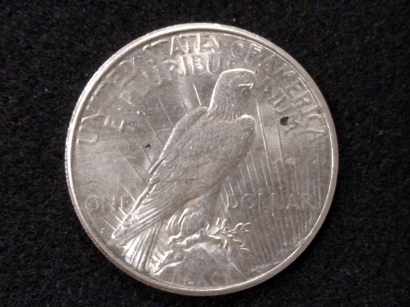 lot 34 image: 1922 S Peace Silver Dollar...