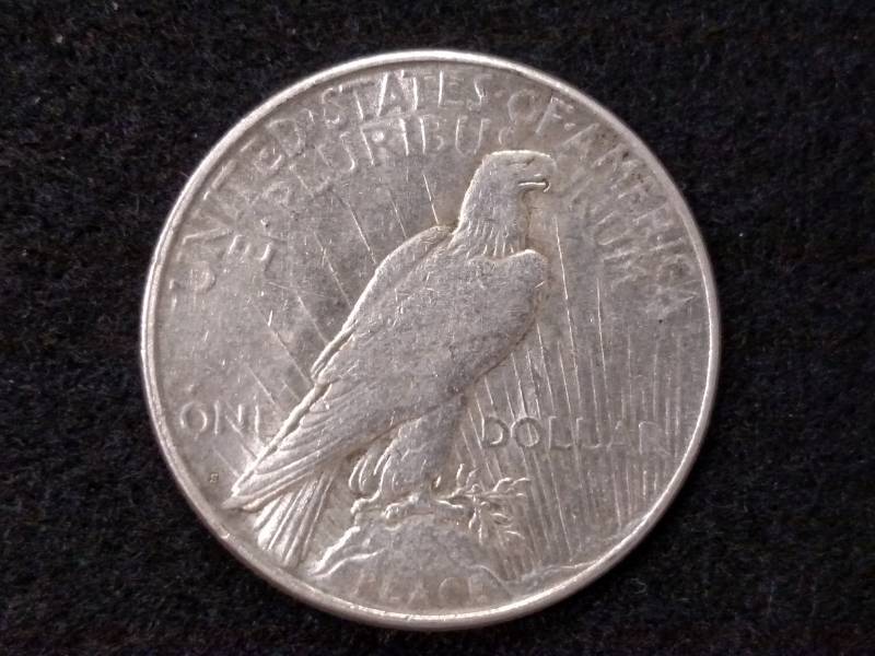lot 44 image: 1923 S Peace Silver Dollar...