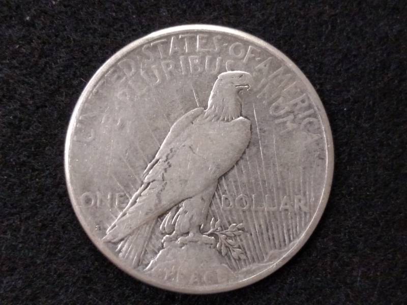 lot 46 image: 1924 S Peace Silver Dollar...