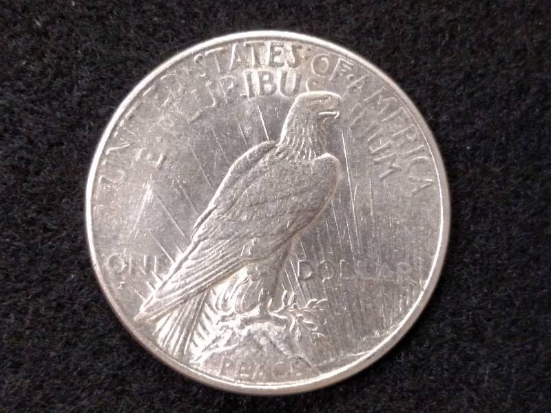 lot 50 image: 1926 S Peace Silver Dollar...