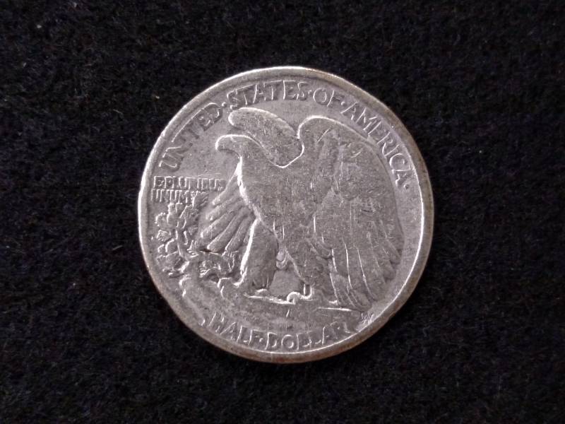 lot 53 image: 1918 Walking Liberty Silver Half Do...