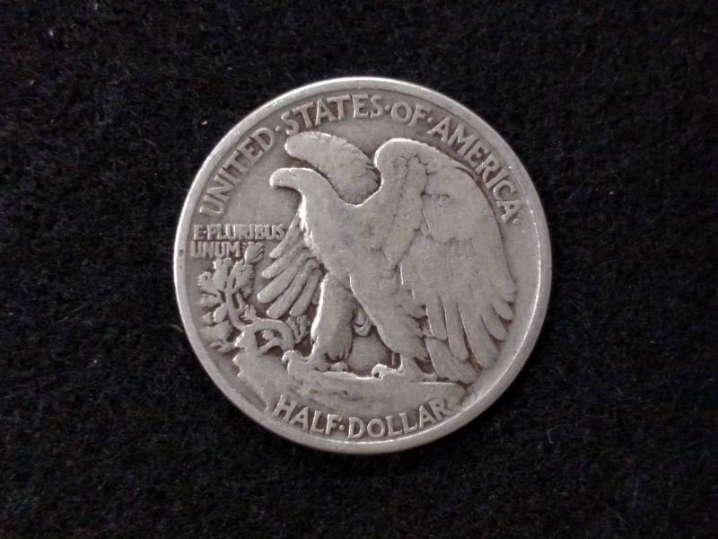 lot 57 image: 1940 Walking Liberty Silver Half Do...
