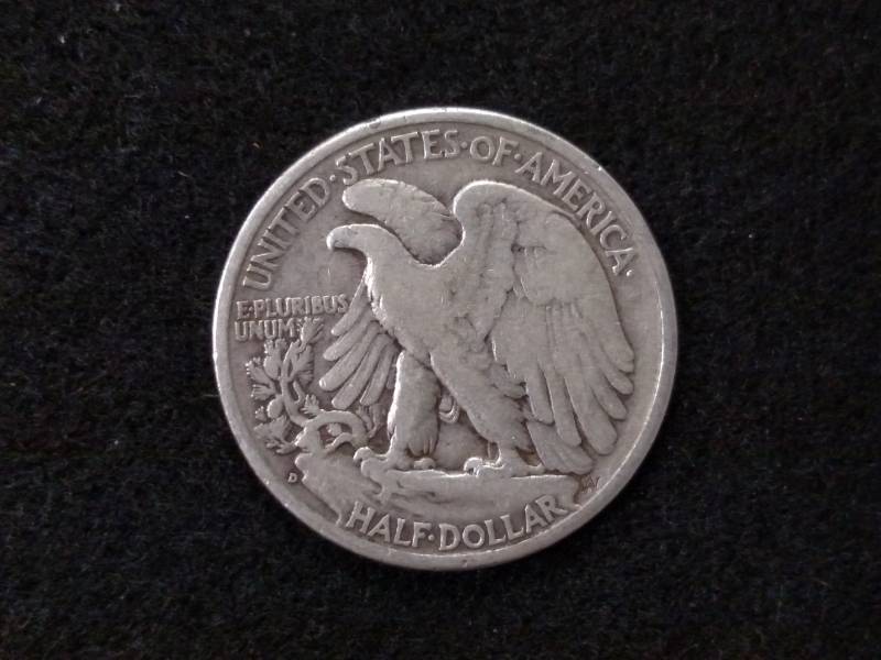 lot 59 image: 1941 D Walking Liberty Silver Half ...