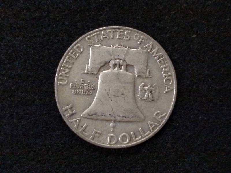 lot 78 image: 1959 Franklin Silver Half Dollar...