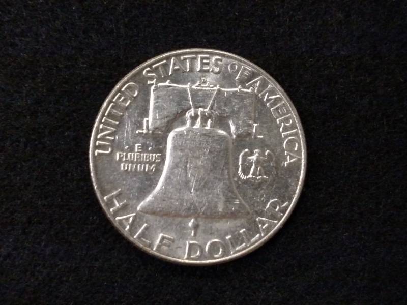lot 84 image: 1963 D Franklin Silver Half Dollar...