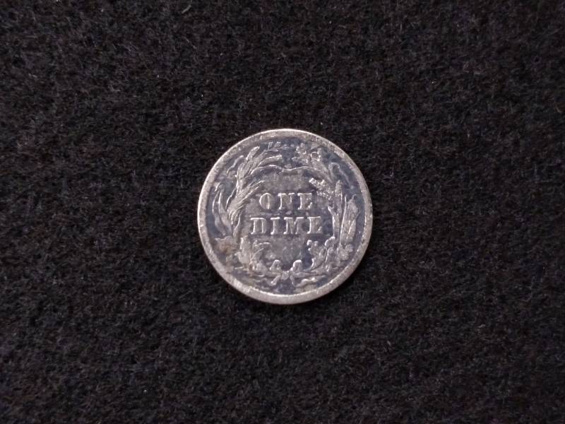 lot 90 image: 1911 Barber Silver Dime...