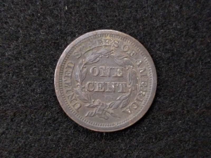 lot 92 image: 1854 Large Cent...