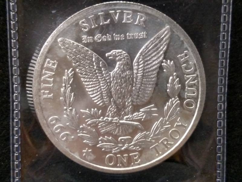 lot 93 image: One Ounce .999 Silver Coin...