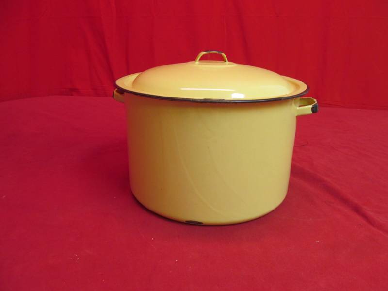 canning enamel kettle