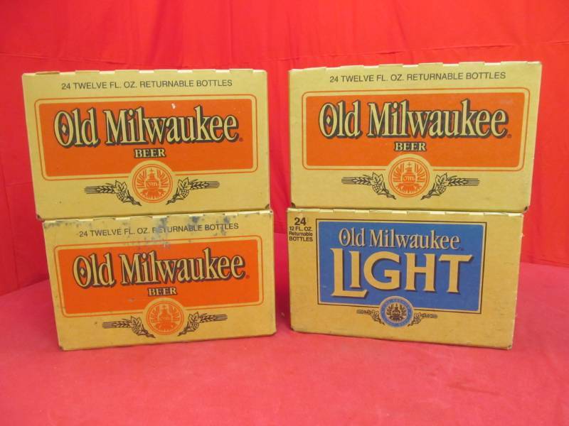 Beer cases, bottles