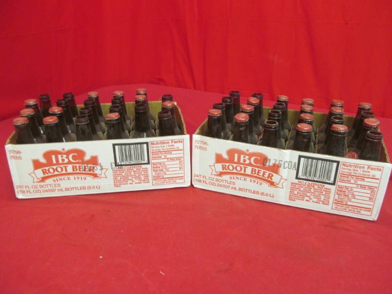 IBC Root Beer bottles
