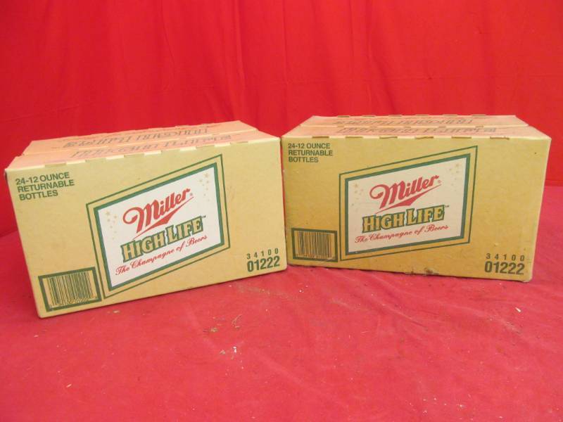 Miller High Life Bottle Cases