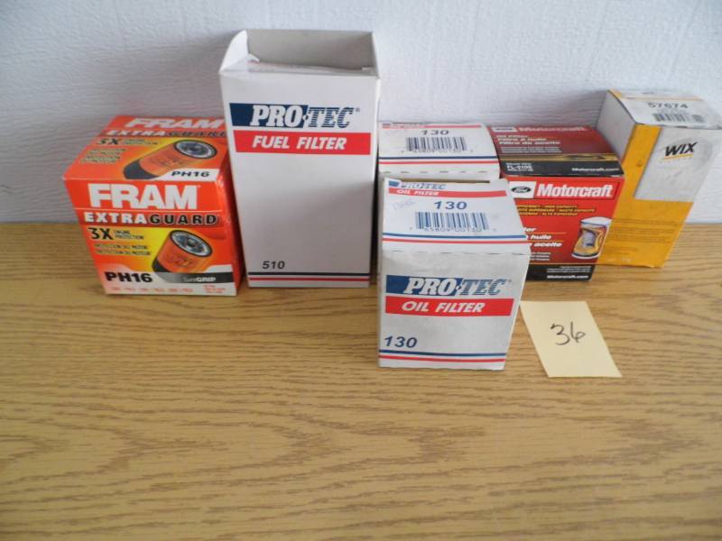 Assorted Oil Filters
