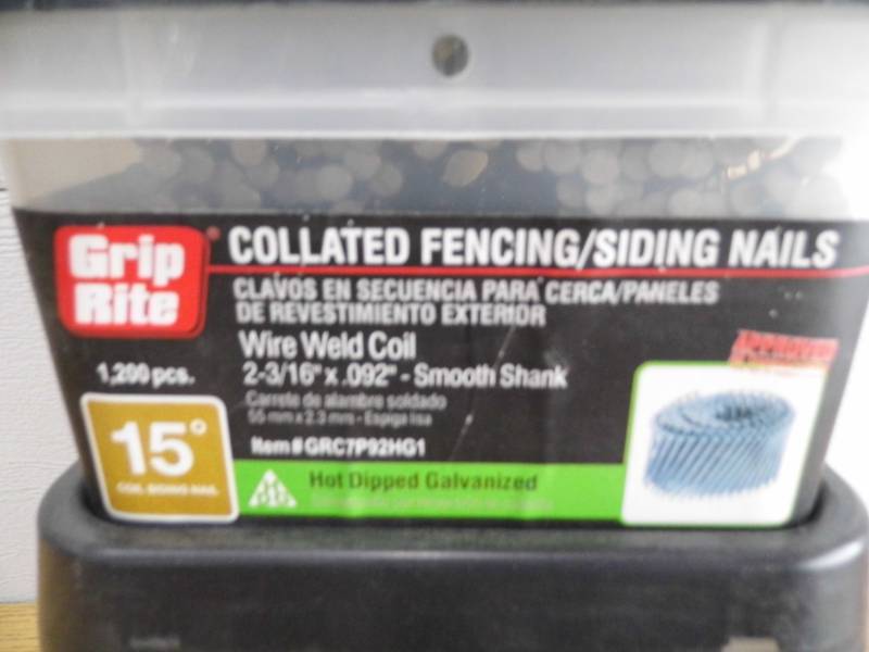 Lot of 3 Grip Rite Collated Nails