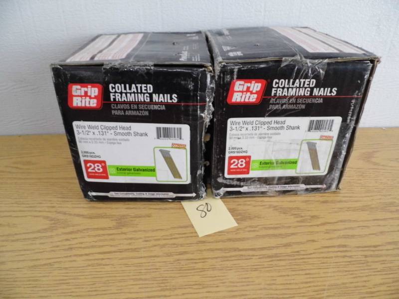 Lot of 2 Grip Rite Collated Fencing Nails