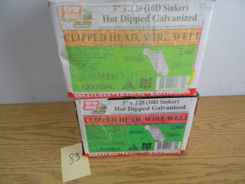 Lot of 2 Grip Rite Collated Nails
