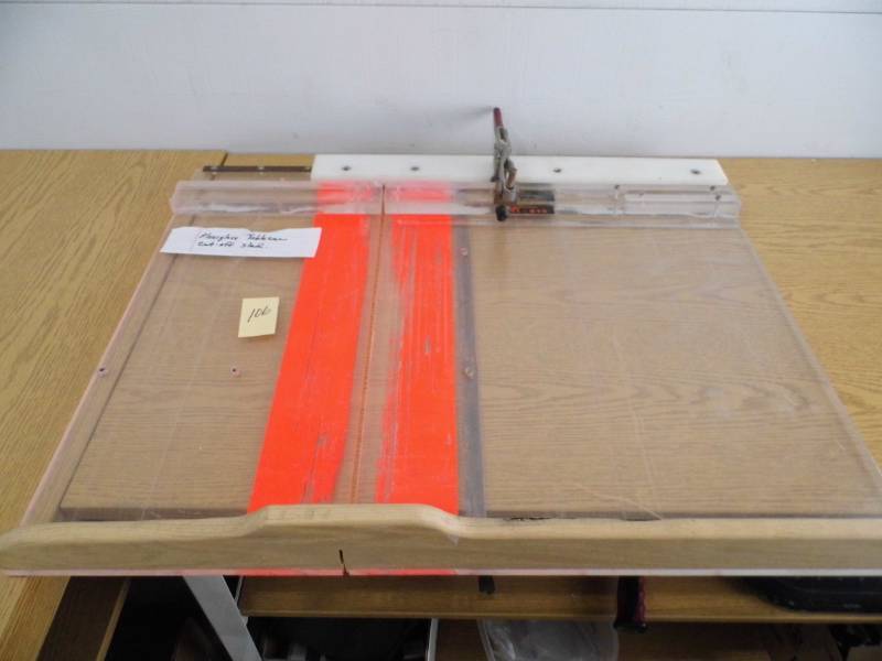 Plexiglass Tabkle Saw Cut Off Sled