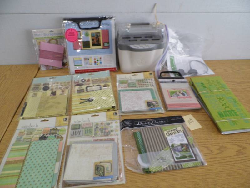 Scrapbooking Items & Cricut Jukebox