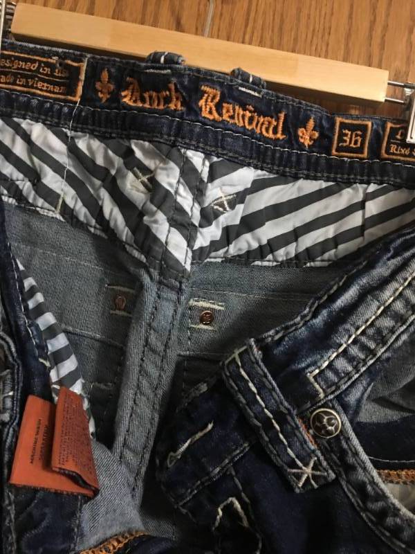Rock Revival Jeans Mens 36