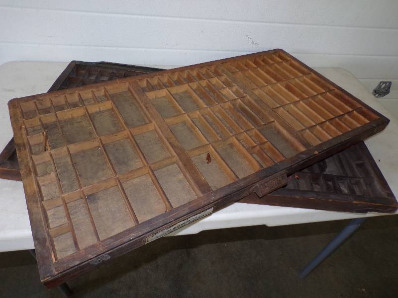 lot 44 image: 2 Hamilton Typesetter Drawers