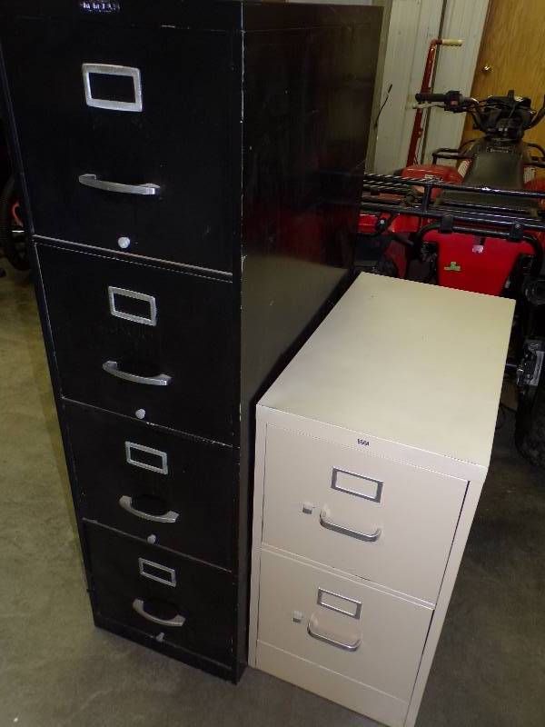 lot 77 image: Pair of Filing Cabinets