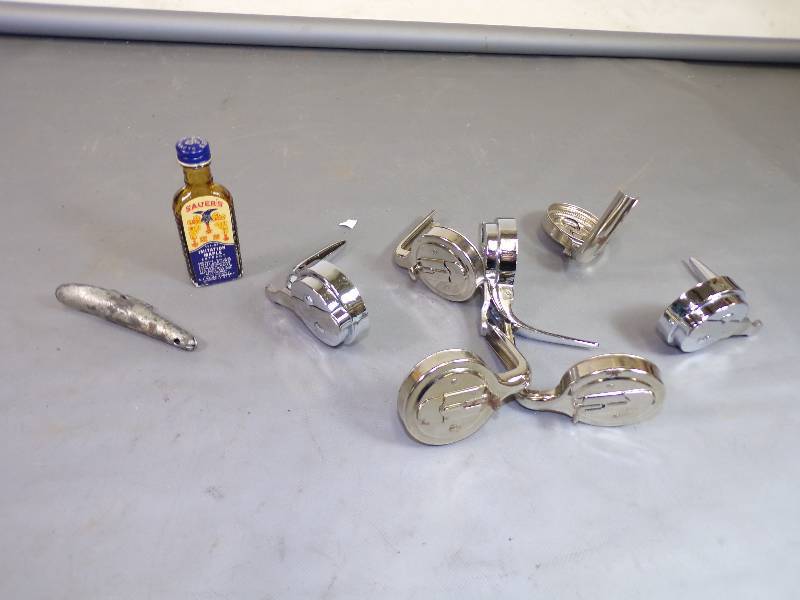 lot 81 image: 7 Syrup spouts, Maple Syrup Tree tapper, Sauers Maple
