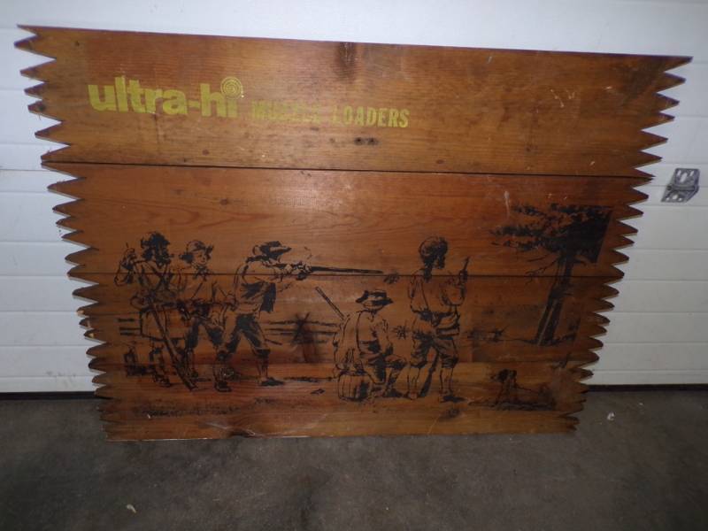 lot 108 image: Ultra Hi Muzzle Loaders Wall Sign