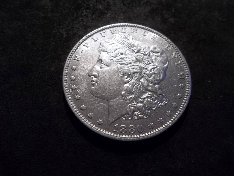 1880 O Morgan Silver Dollar Micro O