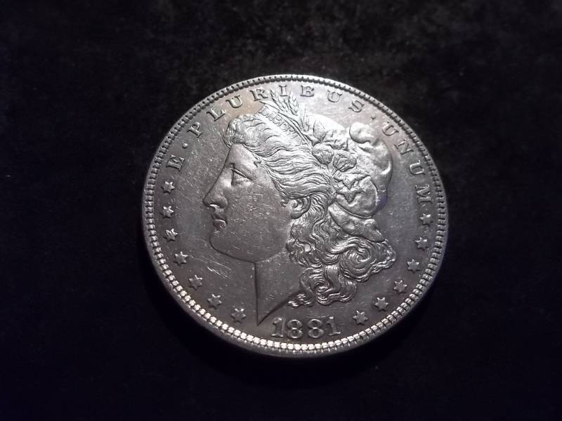 1881 O Morgan Silver Dollar