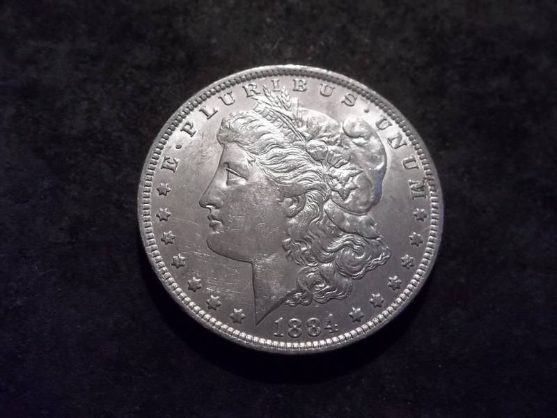 1884 O Morgan Silver Dollar