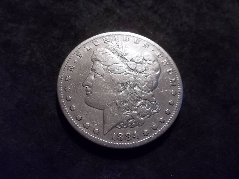 1884 S Morgan Silver Dollar