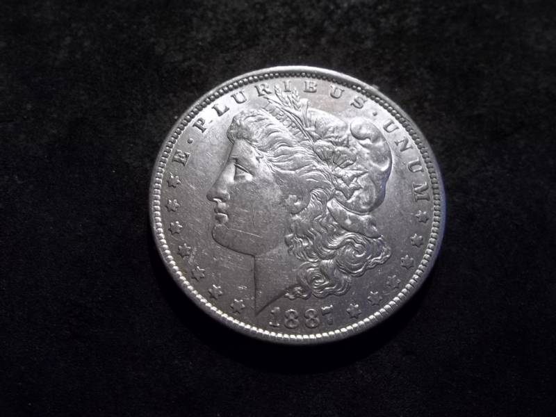 1887 O Morgan Silver Dollar