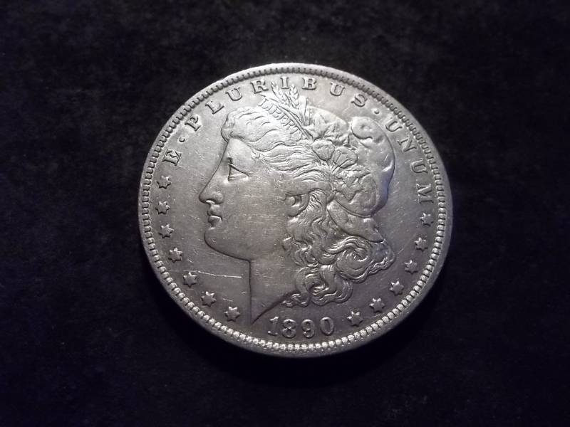 1890 O Morgan Silver Dollar