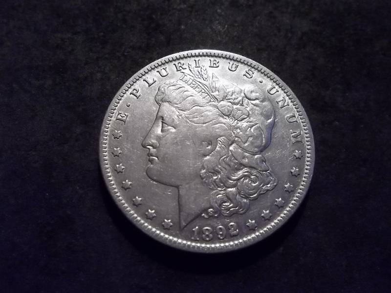 1892 O Morgan Silver Dollar