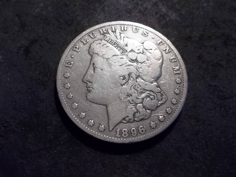 1896 S Morgan Silver Dollar