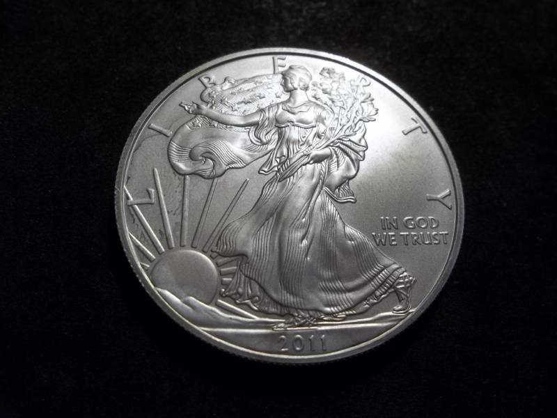 2011 Silver Eagle Dollar.