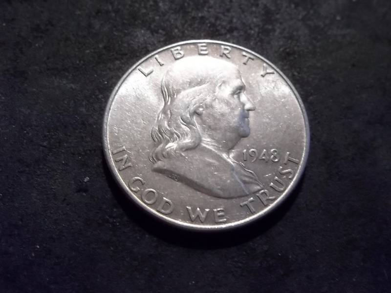 1948 D Franklin Half Dollar