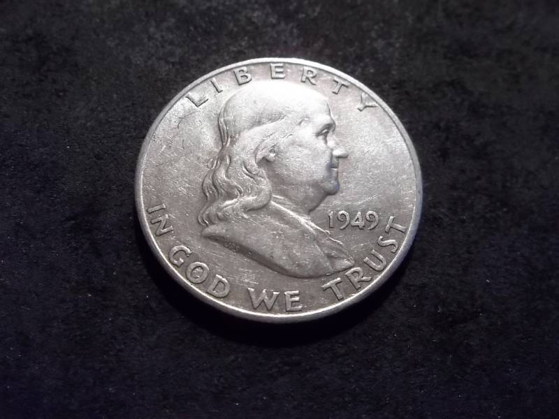 1949 S Franklin Half Dollar