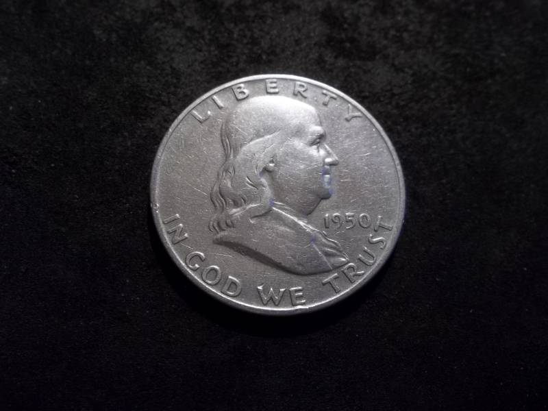 1950 D Franklin Half Dollar