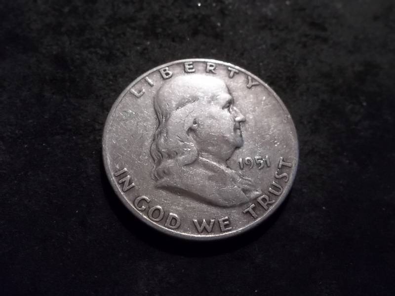 1951 D Franklin Half Dollar