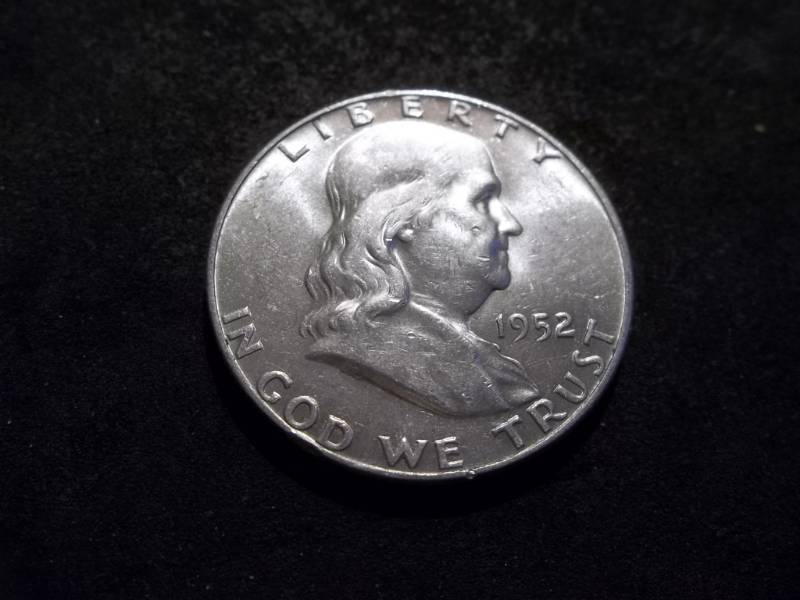 1952 D Franklin Half Dollar