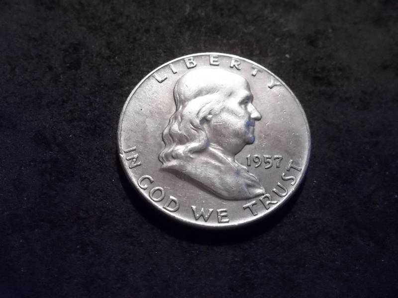 1957 D Franklin Half Dollar