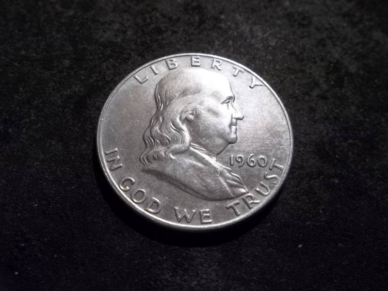 1960 D Franklin Half Dollar
