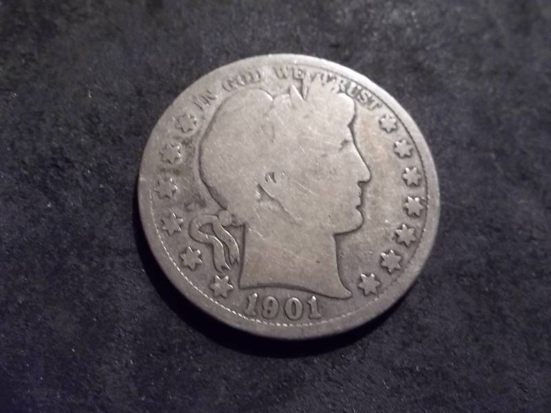1901 Barber Half Dollar
