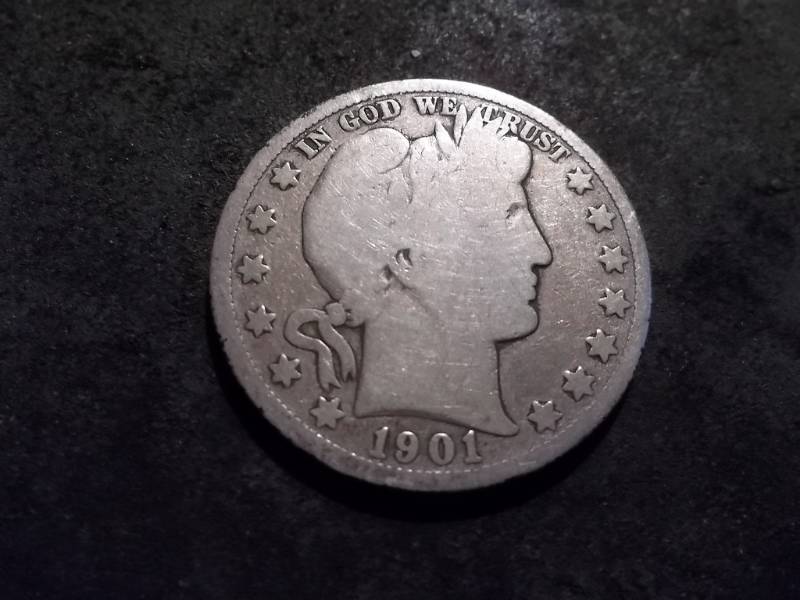 1901 S Barber Half Dollar