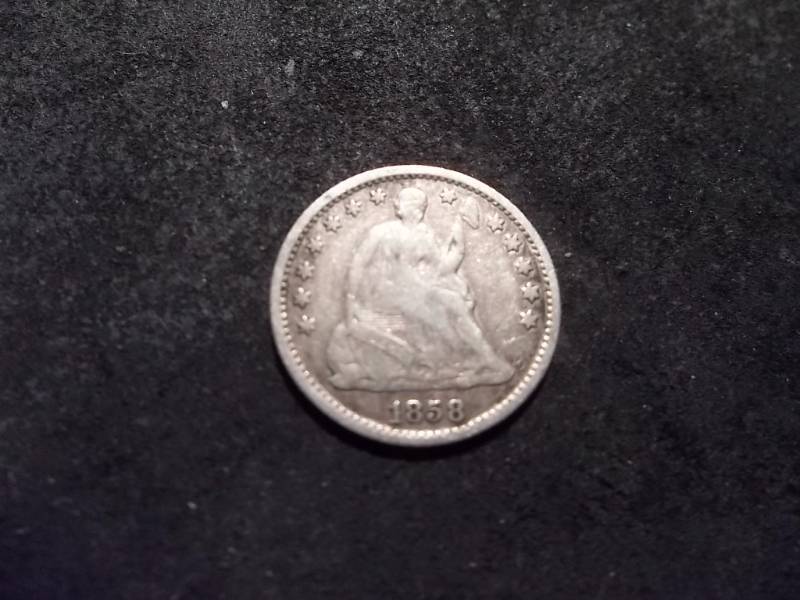 1858 O Half Dime