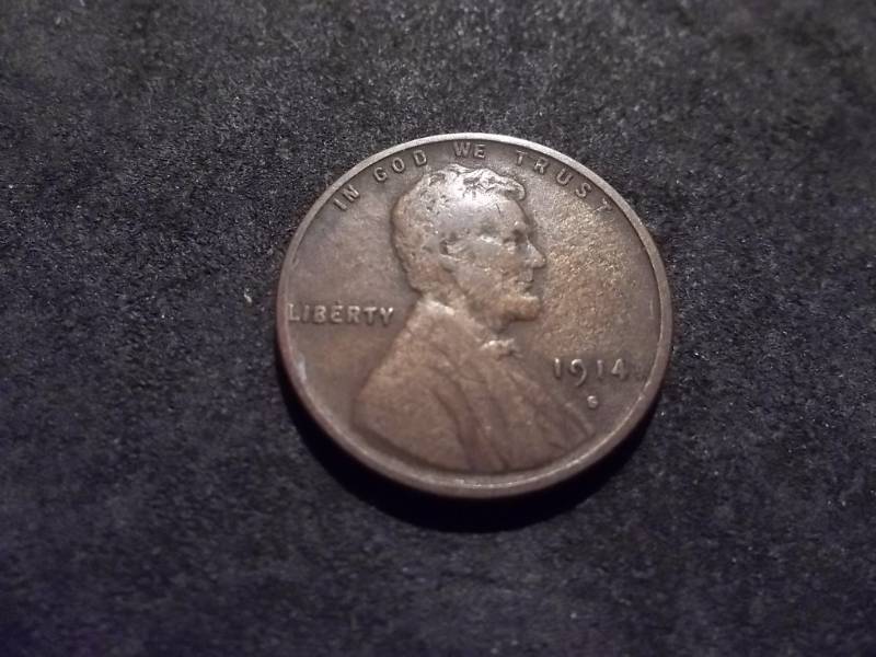 1914 S Lincoln Cent Semi-Key